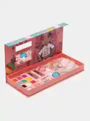 Кораллово-розовый детская косметика для макияжа, 2 в 1, с набором для плетения браслетов