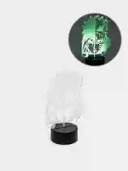 Зеленый ночник 3D светодиодный "Наруто", USB