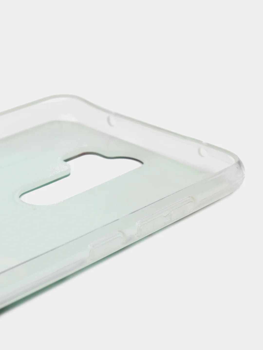 Светло-синий чехол Xiaomi Redmi Note 8 Pro, Сяоми Редми Нот 8 Про силиконовый, с рисунком