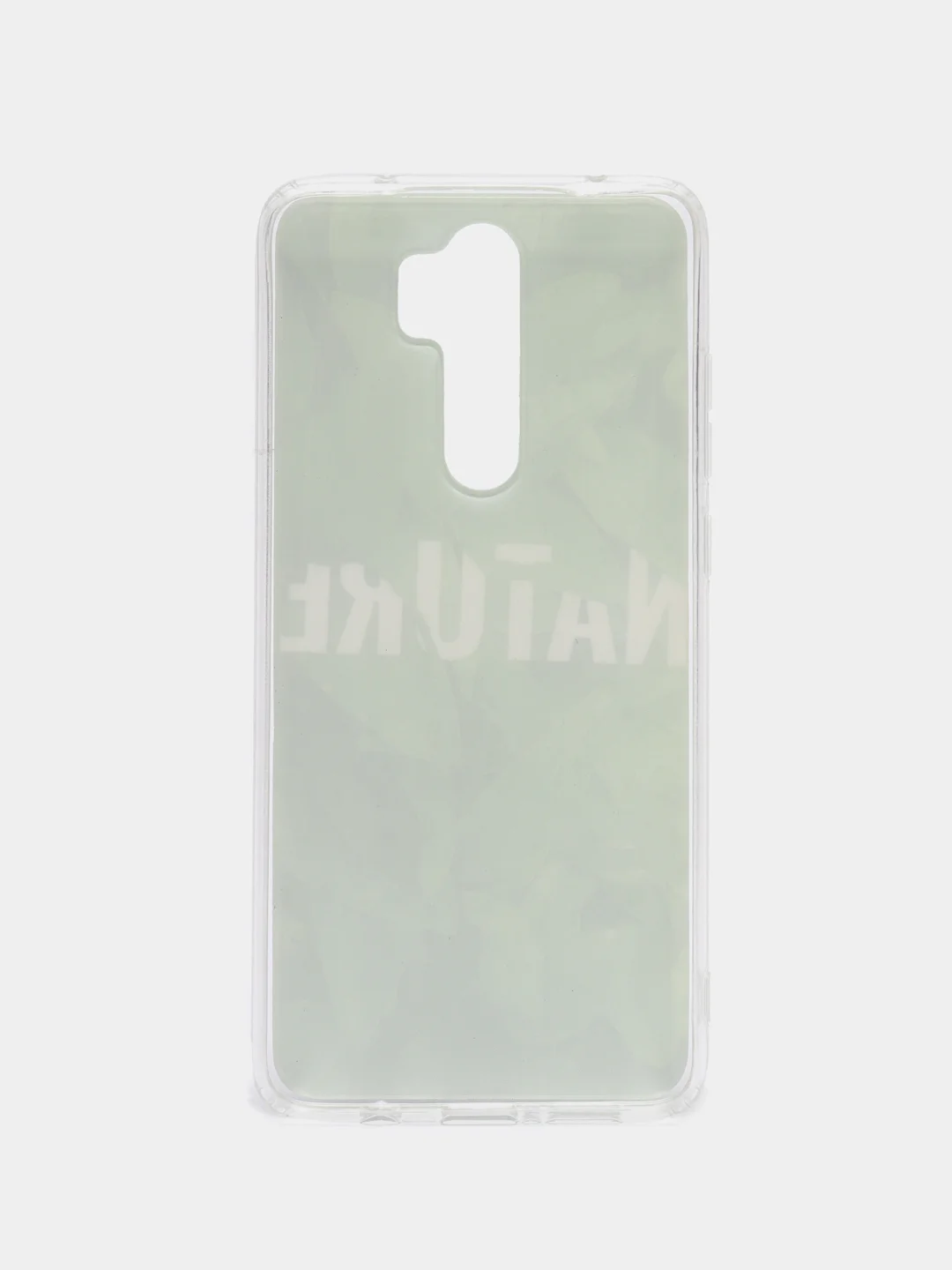 Тёмно-зелёный чехол Xiaomi Redmi Note 8 Pro, Сяоми Редми Нот 8 Про силиконовый, с рисунком