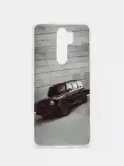 Угольный чехол Xiaomi Redmi Note 8 Pro, Сяоми Редми Нот 8 Про силиконовый, с рисунком