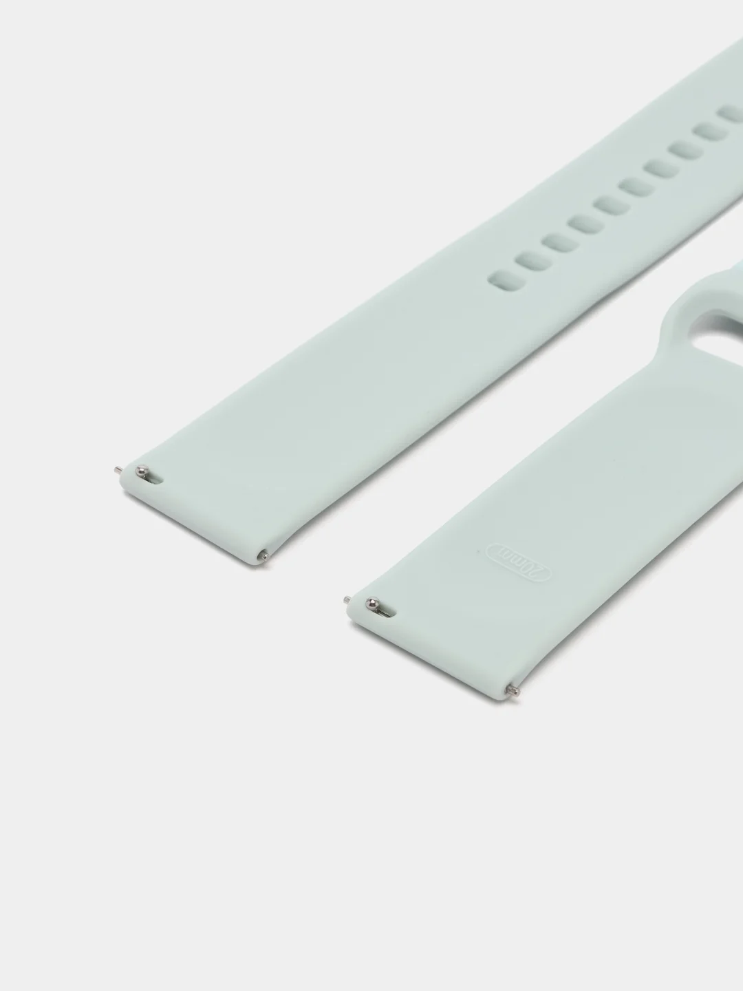 Бирюзовый силиконовый ремешок универсальный для Xiaomi Amazfit Bip / Samsung / Huawei, 20 мм