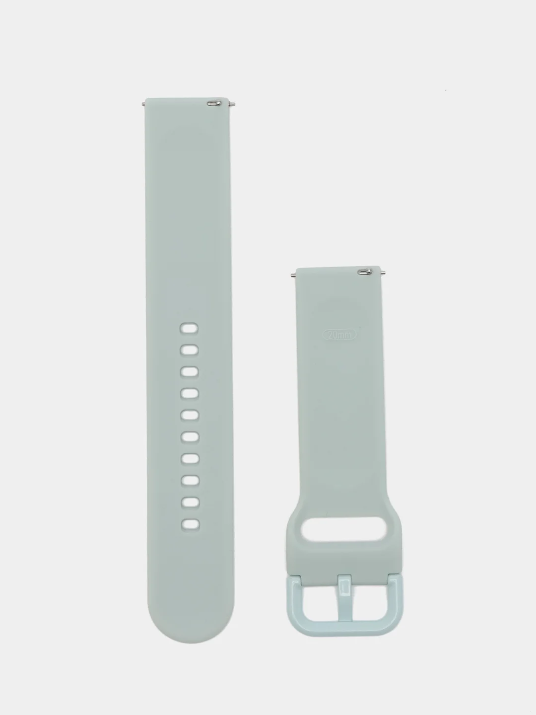 Бирюзовый силиконовый ремешок универсальный для Xiaomi Amazfit Bip / Samsung / Huawei, 20 мм