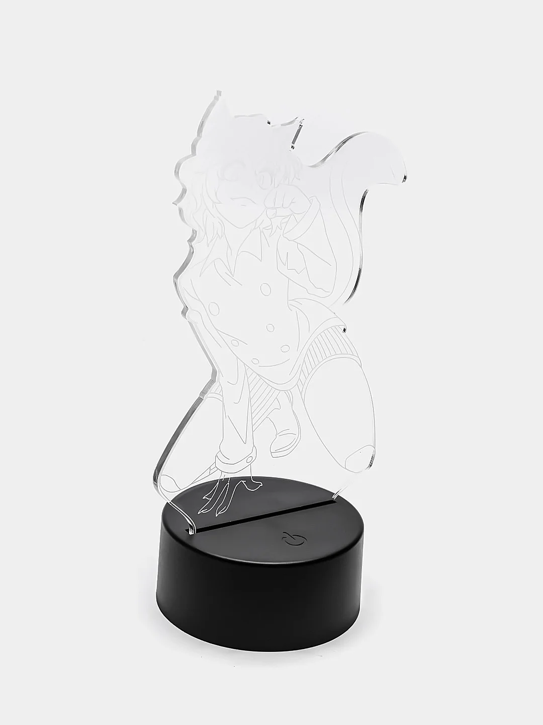 Аметистовый светильник-ночник 3D по аниме "HunterxHunter", LED, светодиодный, настольный, USB