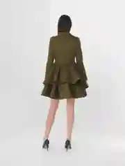 Зелёный хаки платье DRESS 005