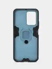 Синий меланж чехол противоударный с кольцом на Realme C33 (Реалми С33)