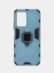 Синий меланж чехол противоударный с кольцом на Realme C33 (Реалми С33)
