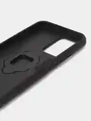 Черный чехол противоударный с кольцом на Realme C33 (Реалми С33)
