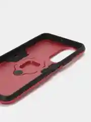 Красный чехол противоударный с кольцом на Honor X7 (Хонор Х7)