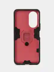 Красный чехол противоударный с кольцом на Honor X7 (Хонор Х7)