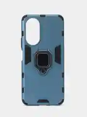 Синий меланж чехол противоударный с кольцом на Honor X7 (Хонор Х7)