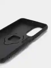 Черный чехол противоударный с кольцом на Honor X7 (Хонор Х7)