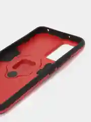 Красный чехол противоударный с кольцом-держателем на Xiaomi 12 Lite (Сяоми 12 Лайт)