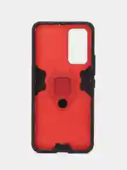 Красный чехол противоударный с кольцом-держателем на Xiaomi 12 Lite (Сяоми 12 Лайт)