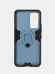 Синий меланж чехол противоударный с кольцом-держателем на Xiaomi 12 Lite (Сяоми 12 Лайт)