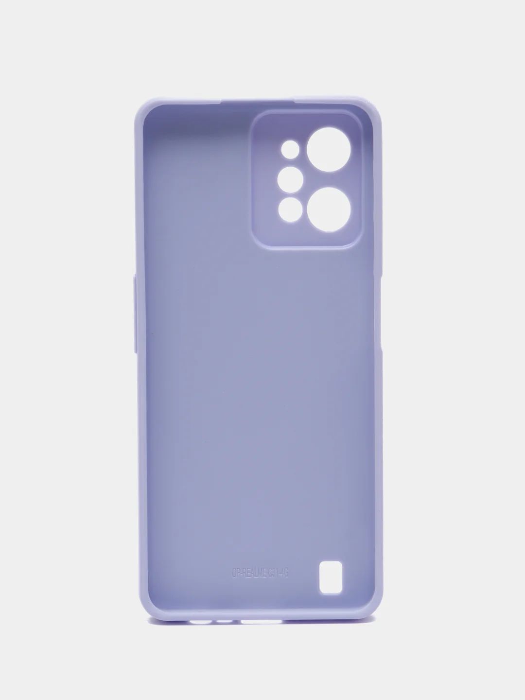 Лавандовый чехол Realme C31 / Реалми С31 пластиковый, под кожу