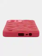 Красный чехол Realme C31 / Реалми С31 пластиковый, под кожу