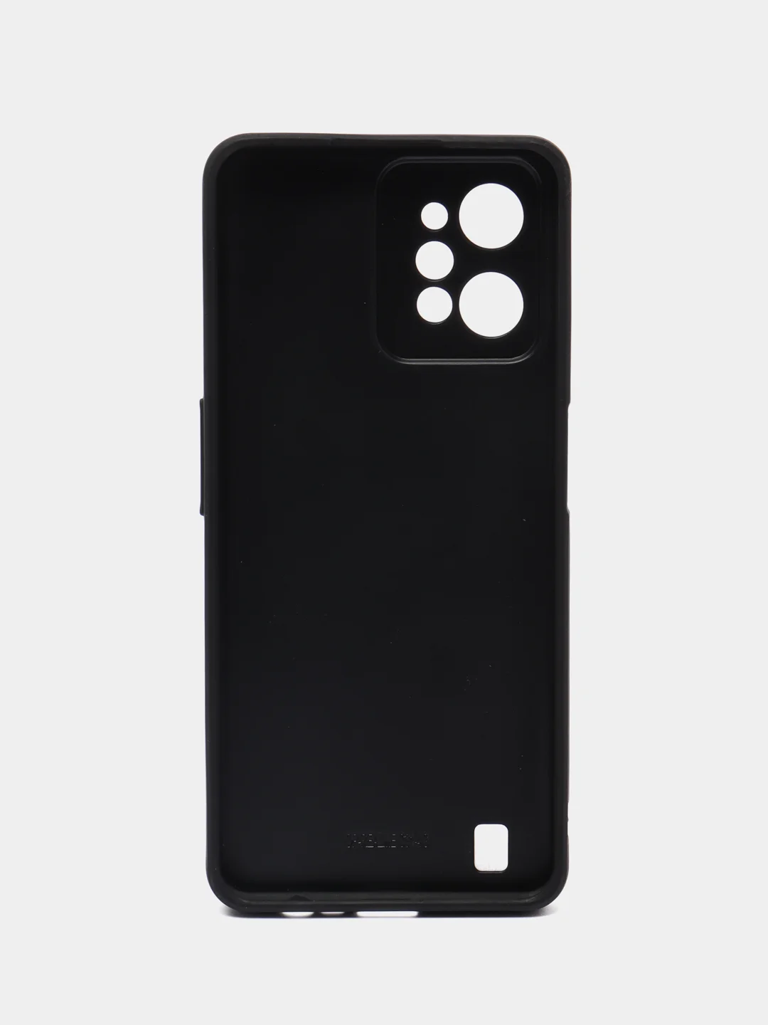 Синий чехол Realme C31 / Реалми С31 пластиковый, под кожу