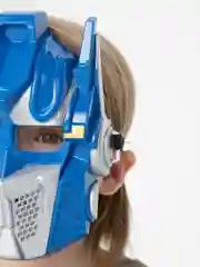 Голубой карнавальные маски для девочек и мальчиков (Оптимус) трансформер