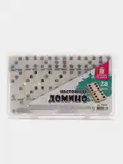 Игра настольная "ДОМИНО", пластиковый кейс, 17x10см, ЗОЛОТАЯ СКАЗКА, 662296