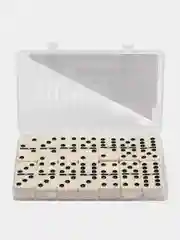 Игра настольная "ДОМИНО", пластиковый кейс, 17x10см, ЗОЛОТАЯ СКАЗКА, 662296