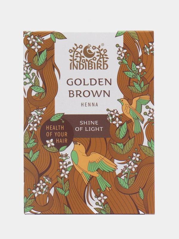 Хна золотисто-коричневая (Golden Brown Henna) 100 г