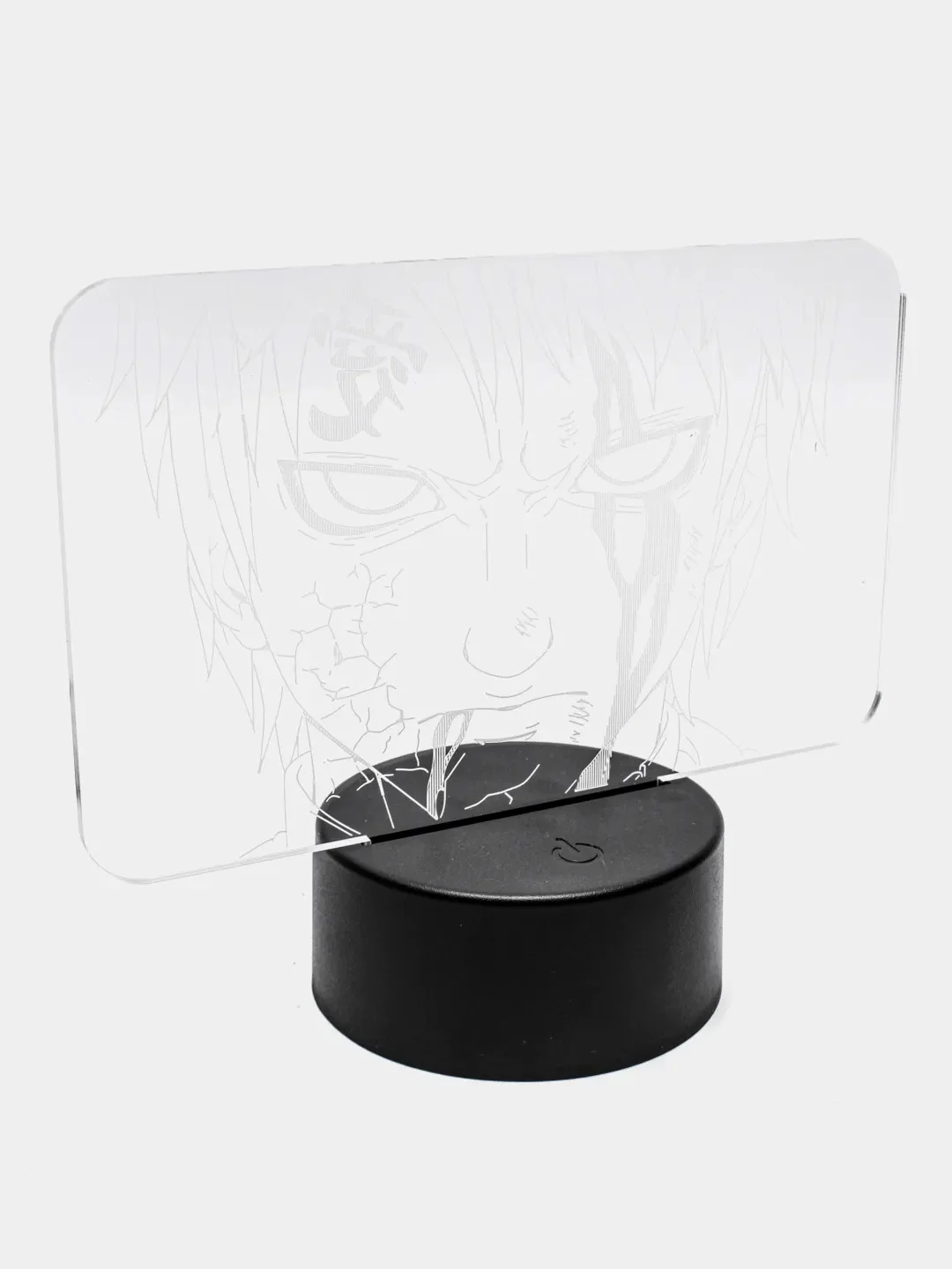 Фиолетовый ночник 3D по аниме "Наруто", LED, светодиодный, USB