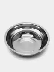 Серый металлик миска металлическая объем 0,7л из нержавеющей стали