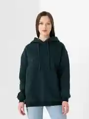 Зеленый худи, толстовка женская