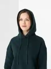 Зеленый худи, толстовка женская