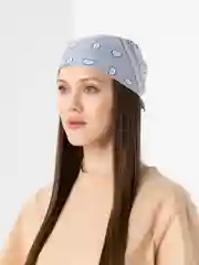 Серый бандана с принтом, унисекс