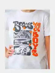 Белый футболка для мальчика, Россия, 110-140