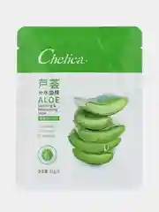 Зеленый маска тканевая для лица Chelica питательная , 4 вида