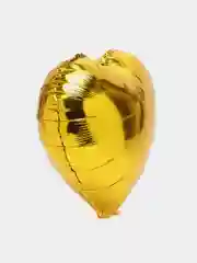 Золотой воздушный шар фольгированный "Сердце"