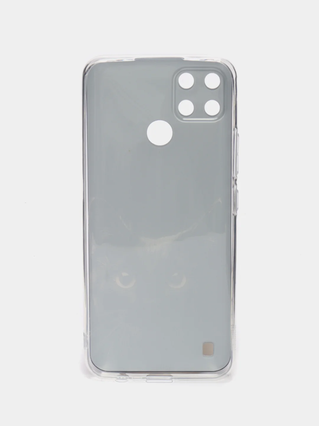 Зелёный хаки силиконовый чехол на Oppo Realme C21Y/C25Y / Оппо Реалми C21Y/C25Y прозрачный, с рисунком