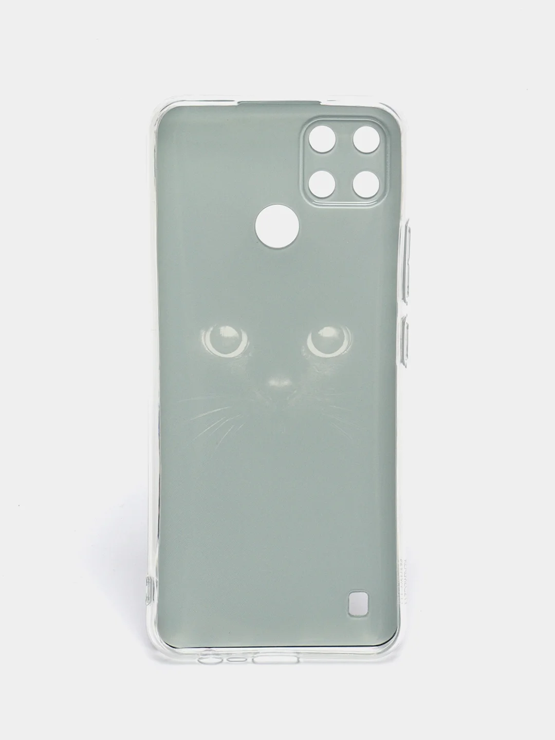 Шоколадный силиконовый чехол на Oppo Realme C21Y/C25Y / Оппо Реалми C21Y/C25Y прозрачный, с рисунком