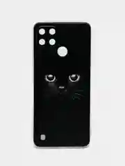 Шоколадный силиконовый чехол на Oppo Realme C21Y/C25Y / Оппо Реалми C21Y/C25Y прозрачный, с рисунком