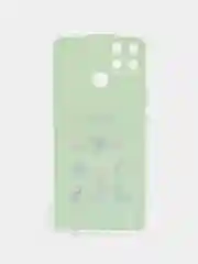 Салатовый силиконовый чехол на Oppo Realme C21Y/C25Y / Оппо Реалми C21Y/C25Y прозрачный, с рисунком