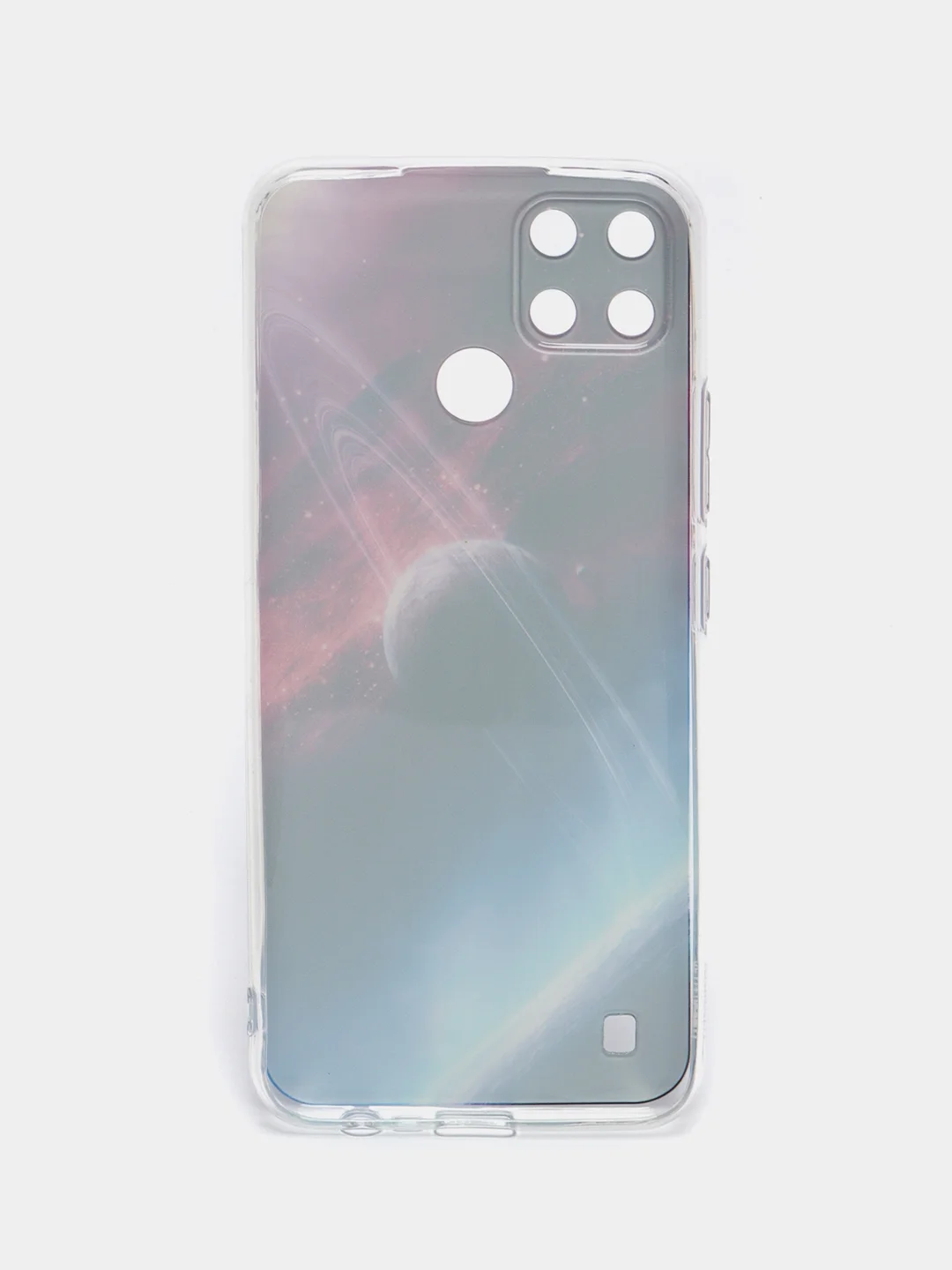 Аметистовый силиконовый чехол на Oppo Realme C21Y/C25Y / Оппо Реалми C21Y/C25Y прозрачный, с рисунком
