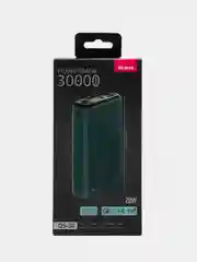 Серый внешний аккумулятор OLMIO QS-30 с быстрой зарядкой, 30000mAh, 20W