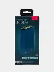 Синий внешний аккумулятор OLMIO QS-30 с быстрой зарядкой, 30000mAh, 20W
