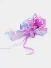 Ледяной бант-шар, двухцветный