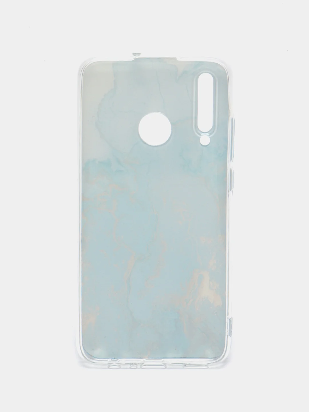 Светло-синий чехол на Honor 10i/20 Lite 2019/20e/Huawei P Smart Plus 2019 / Хонор 10i прозрачный