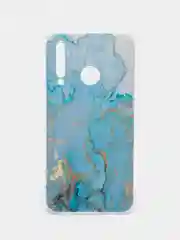 Светло-синий чехол на Honor 10i/20 Lite 2019/20e/Huawei P Smart Plus 2019 / Хонор 10i прозрачный