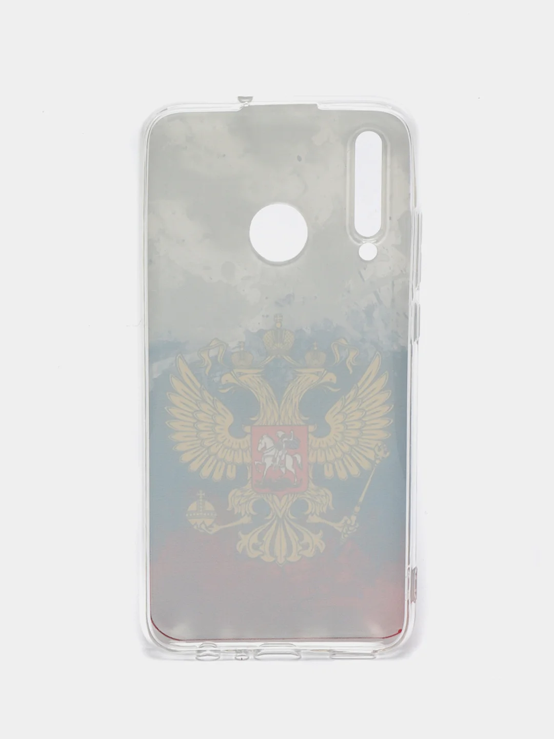 Синий чехол на Honor 10i/20 Lite 2019/20e/Huawei P Smart Plus 2019 / Хонор 10i прозрачный