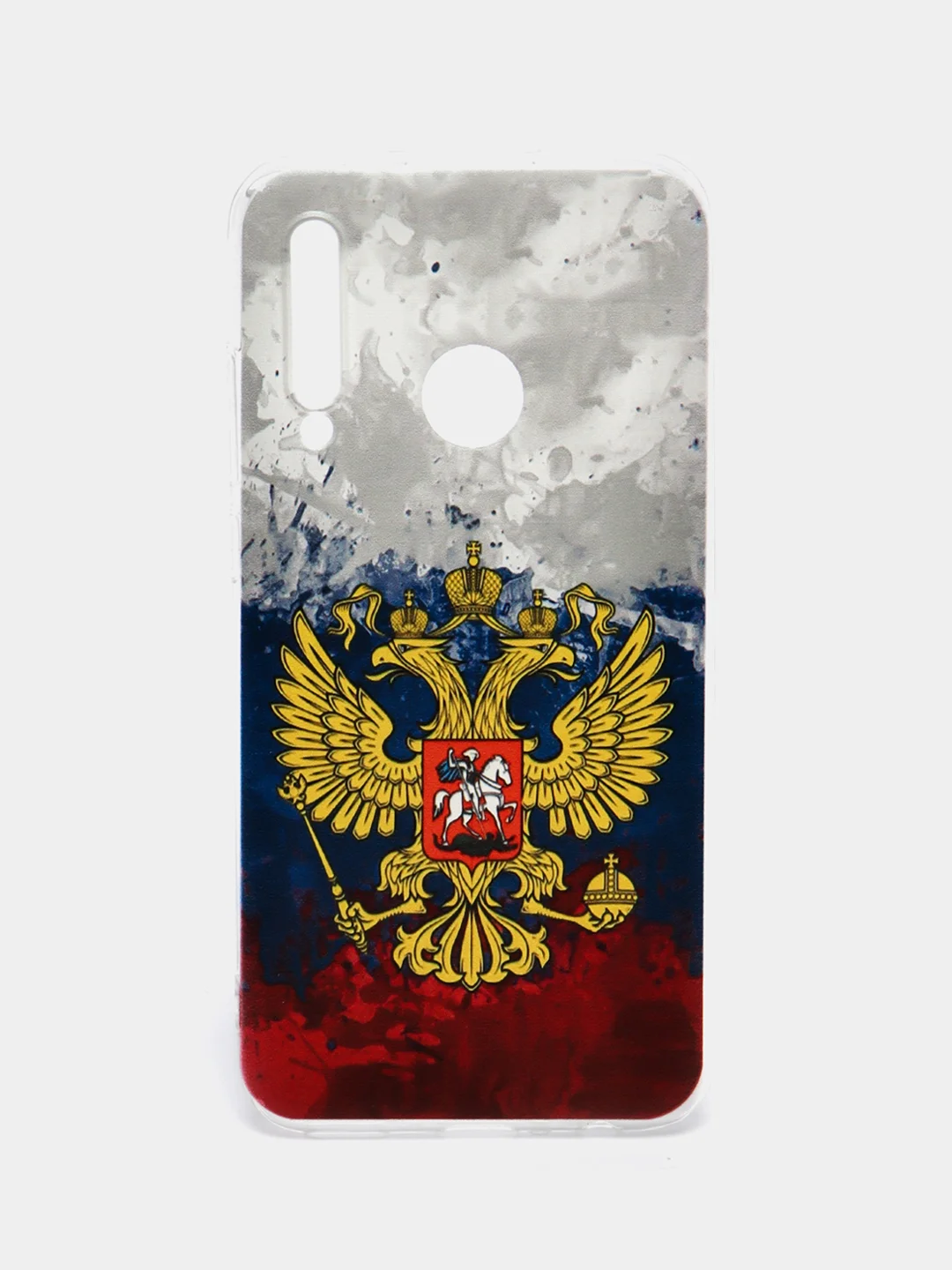 Синий чехол на Honor 10i/20 Lite 2019/20e/Huawei P Smart Plus 2019 / Хонор 10i прозрачный