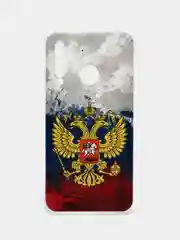 Синий чехол на Honor 10i/20 Lite 2019/20e/Huawei P Smart Plus 2019 / Хонор 10i прозрачный