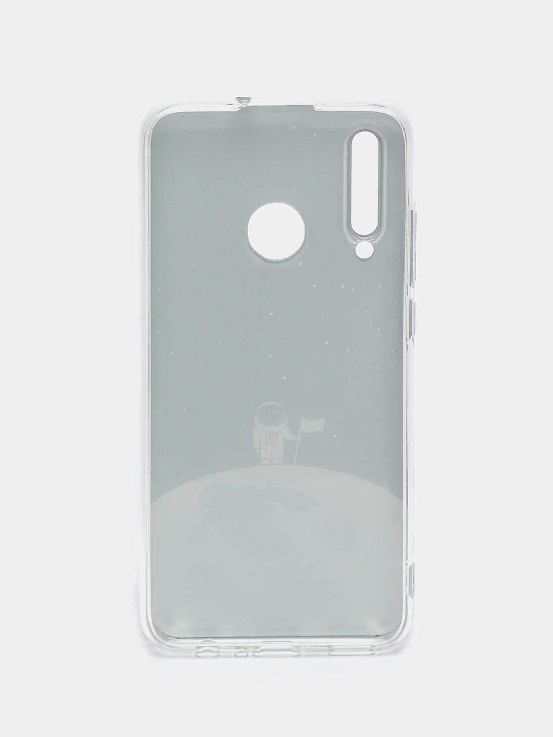 Серебряный чехол на Honor 10i/20 Lite 2019/20e/Huawei P Smart Plus 2019 / Хонор 10i прозрачный