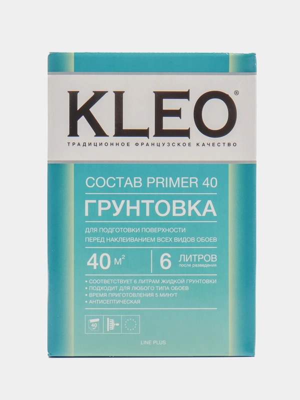 Грунтовка сыпучая на 40 кв.м. для предварительной обработки поверхности KLEO PRIMER 40
