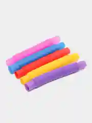 Серый трубка антистресс, Pop tubes, Поп ит трубка, Игрушка антистресс, Трубка гофра для детей